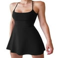 thumbnail image 2 of Tenue 2 Pcs pour Femmes Robe de Tennis Mini Sans Manches avec Shorts, 2 of 9