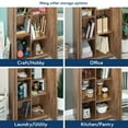 thumbnail image 4 of Sauder River Ranch Storage Cabinet Sindoori Mango finish, 4 of 14