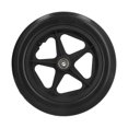 thumbnail image 1 of Wheelchair Rear Wheel Abrasion Resistance Polyurethane Hardware Tools 12mm Bearing Hole, 1 of 5