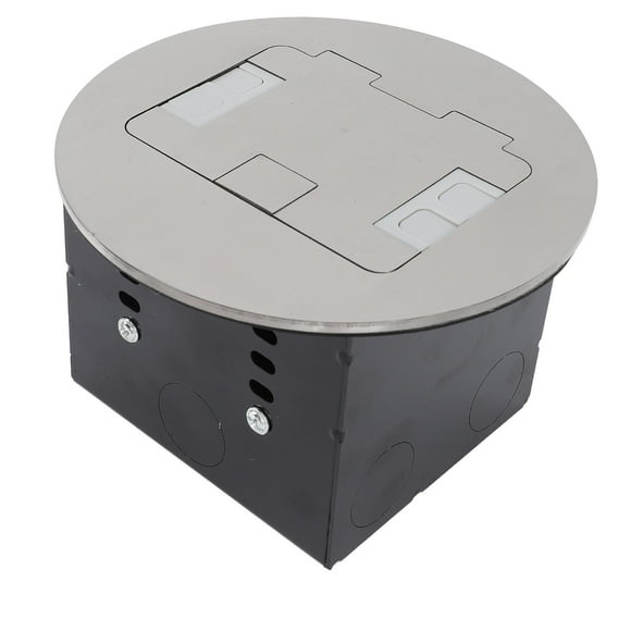 Floor Electrical Outlet, Stainless Steel PC Water Resistant Floor Socket for Hotel