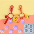 thumbnail image 5 of XISAOK for Cat Paws Keychain Epoxy Resin Silicone Mold with Hole Keyring Pendant Mold, 5 of 10