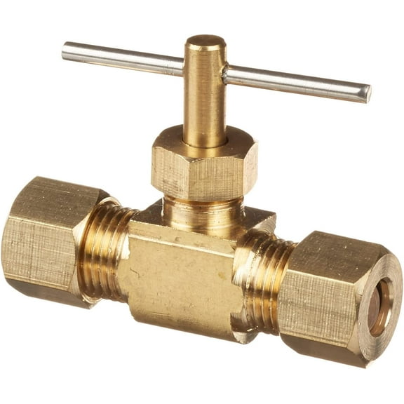 EZ-FLO Eastman 65823 Refrigerator Brass Straight Needle Valve