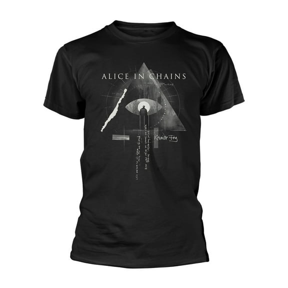 Men's Alice In Chains Fog Mountain T-shirt X-Large Black