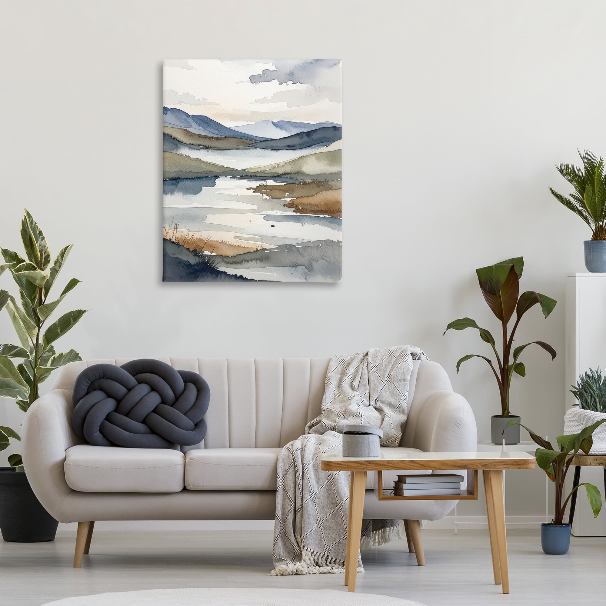 Stupell Industries Flow Of Water Pond Canvas Wall Art, design by Alonza Saunders