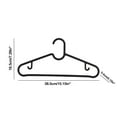 thumbnail image 3 of Clothes Hangers 10 Pack Plastic Drying Racks, Non-slip Multifunctional Hanging Racks with Extra Hooks for Space Saving, Ideal for Closets Drying Rods and Small Laundry Organization, 3 of 8