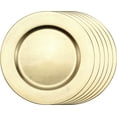 thumbnail image 4 of 6 Pack 13” Gold Round Charger Plate by Celebrate It - Table Setting for Weddings - Birthdays - Engagement Parties - and Holidays, 4 of 5