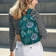 thumbnail image 5 of Disketp whiter Snowflake balloons print Canvas Backpack Lightweight Travel Daypack Student Rucksack Laptop Backpack-Small, 5 of 5