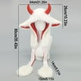 thumbnail image 3 of Linnome Trendy Ear Protection Hat Cute Yak Design Outdoor Headwear For Cold Weather And Daily Use, 3 of 9