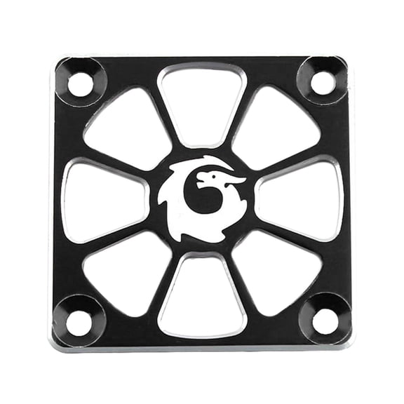 Aluminum Alloy RC Electric Motor Cooling Fan Cover,40mm RC Motor ESC Cooling Fan Black
