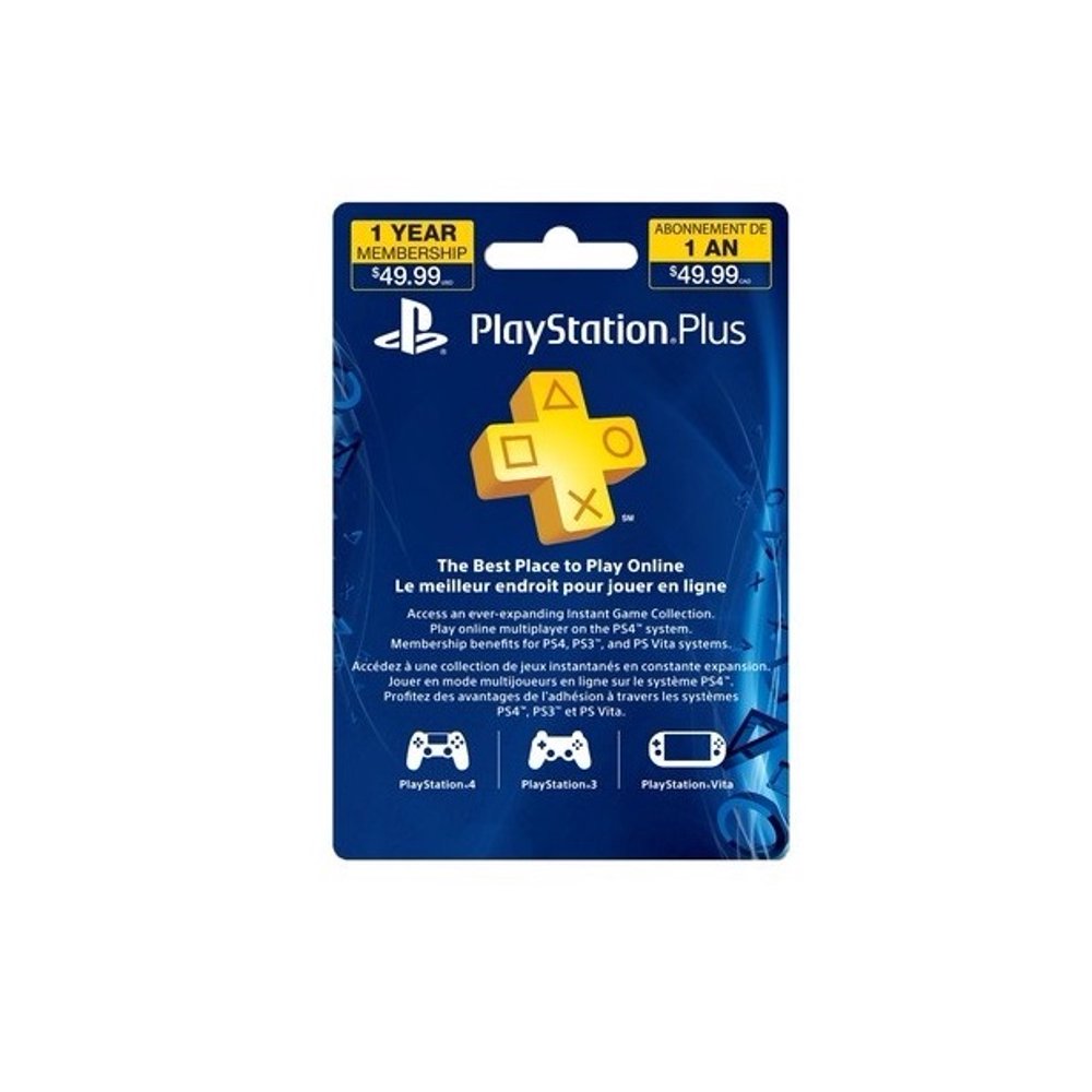 Psn 12 Month Card - Sony PlayStation Network Plus 12 Month Subscription