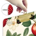 thumbnail image 6 of FORMRS Acrylic Clipboard with Low Profile Clip Standard A4 Letter Size, 12.5" x 9", Apples Flower Pattern, 6 of 8