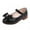 Black, variant on Liyamei Girls Non- Bowknot Princess Wedding Dress Shoes Toddler Shoes Size 18-24 Months