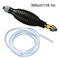 thumbnail image 1 of Siphon Pump for Gasoline,Multifunctional Suction Pump Manual Delivery Pump Portable Siphon Pump Suitable for Gas Gasoline and Other Fluids Without Clamp Yellow Rotary Valves, 1 of 4