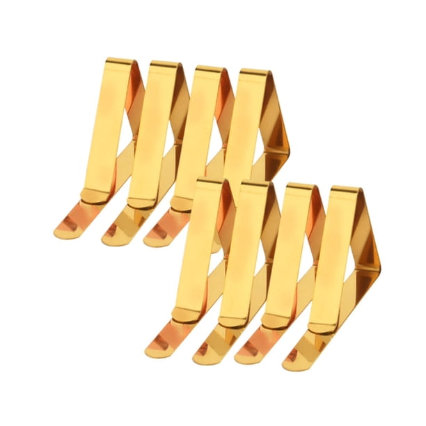 8pcs clips de mantel picnic mesa cubierta de cubierta soporte para la mesa de mesa flexible para la cocina de la fiesta de campamento al aire libre