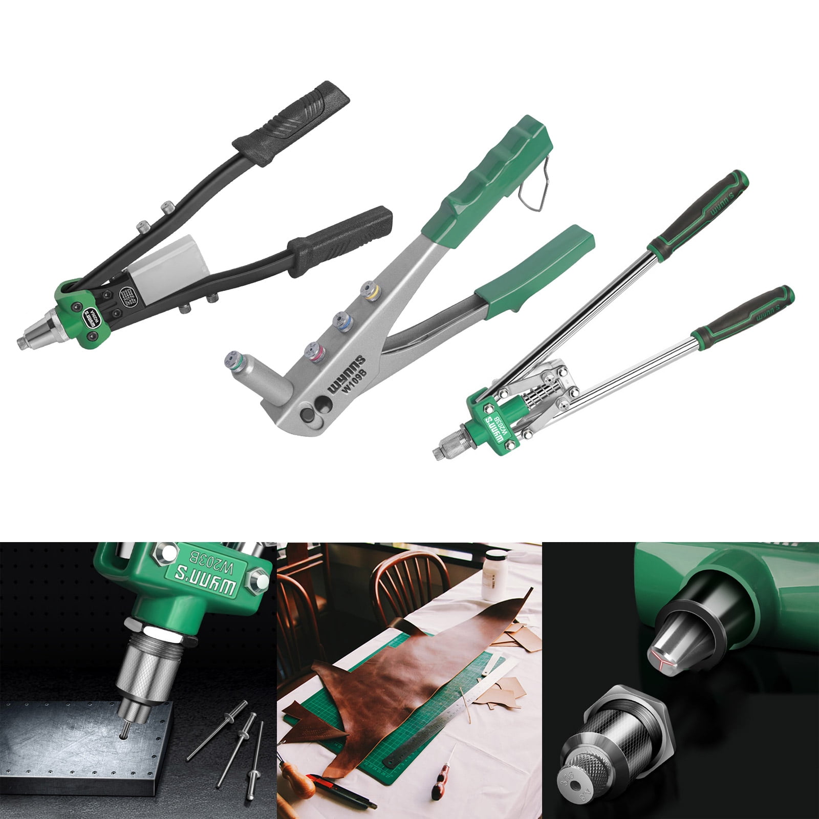 Heavy Duty Hand Threaded Rivet Guns Riveter of Sleeve Rivnut Tool For Auto Car Hand Riveter Manual Rivet Tools
