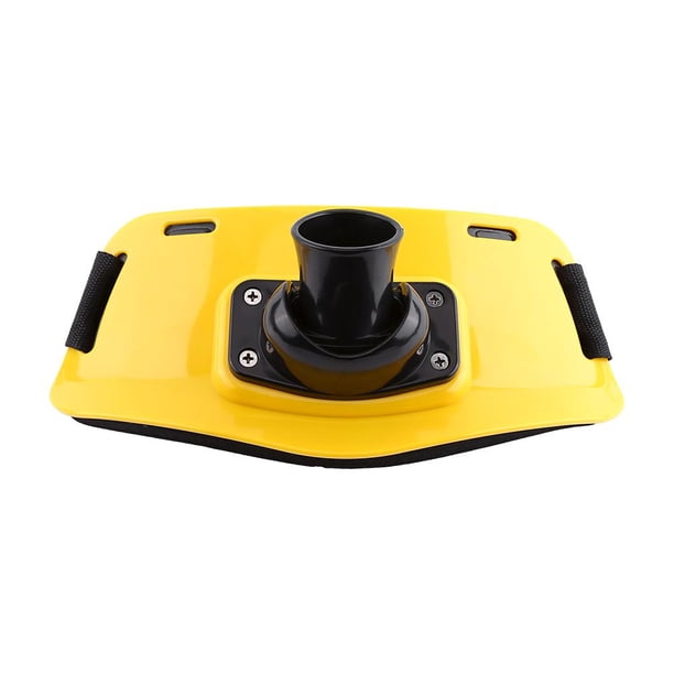 Adjustable Fishing Fighting Belt Stand Up Waist Rod Pole Holder with Plastic Buckle (Color : Yellow) Ecomeon no
