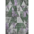 thumbnail image 2 of Addison Rugs Mayfield Premium Machine Washable Transitional Geometric Emerald Rectangle Rug, 2'6" x 3'10", 2 of 7