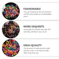 thumbnail image 4 of Minkissy 1Set Smooth Plastic Beads For Crafts Shaped Beads Diy Teaching Aid For Children And Educators, 4 of 6