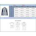 thumbnail image 4 of Vedolay Mens Blazers Casual Casual Work Wear Long Sleeves Open Front Blazer Jacket Grey,XL, 4 of 4