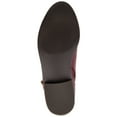 thumbnail image 5 of Journee Womens Ellis Inside Zip Stacked Heel Booties, Widths Available, 5 of 9