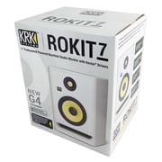 KRK RP7 Rokit 7 G4 Professional Bi-Amp 7 Powered Studio Monitor, White Noise