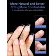 thumbnail image 3 of Short Almond Nail Tips, 504pcs Soft Gel Nail Tips, Clear Nail Tips For Acrylic Nails Professional, Full Cover Almond Nail Tips For Nail Extension, Fak, 3 of 5