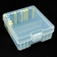 thumbnail image 3 of Xuanheng 2xClear AAA Plastic Battery Storage Case/Organizer/Holder Holds 100x AAA , Clear, 3 Pcs, 3 of 8