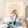 thumbnail image 2 of Gojian Boho Hippie Wall Tapestry for Bedroom Aesthetic, Indian Bohemian Tapestries Art Decor, Vintage Orange Mandala Floral Cool Vertical Wall Hanging for Living Room Dorm, 2 of 6