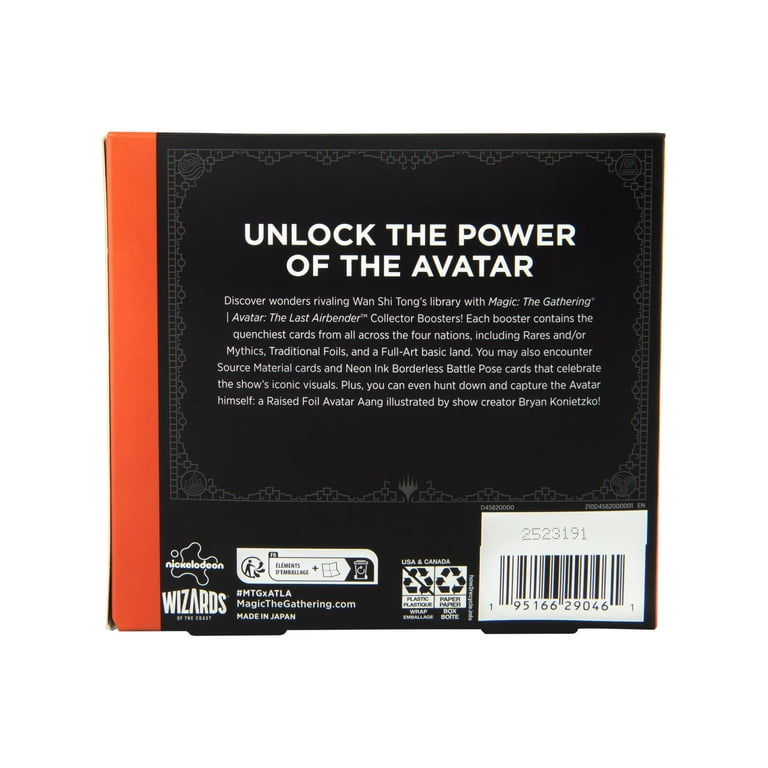 avatar collector booster box tcg Magic the Gathering TCG: Avatar the Last Airbender Commander Bundle –  Tofu's Trading main image 0