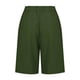 thumbnail image 3 of Mujeres Pantalones Cortos Casual, Cintura Elástica Día de la Independencia de la Impresión Pantalones Cortos con Cordón con Bolsillos para Verano Primavera de Uso Diario, Pantalones Cortos de Verano P, 3 of 4