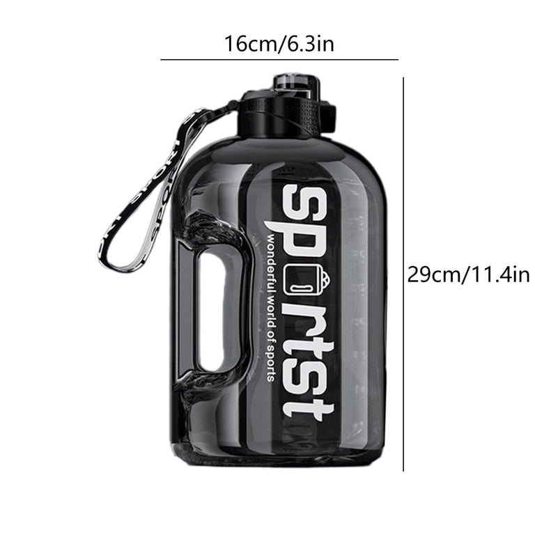 4L Water Bottle, 1 Gallon Water Bottle, Gym Water Bottle with Handle, Gallon Water Jug, Big Water Bottle, Large Water Bottle for Gym, Camping, 