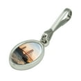 thumbnail image 2 of Golden Gate Bridge San Francisco Antiqued Oval Charm Clothes Purse Suitcase Backpack Zipper Pull Aid, 2 of 4