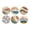 3, variant on Love Punch Needle Coasters Kit,6-pattern punch needle Needle Coasters Kit ,Punch Art for Beginners,Suitable for Home Decoration