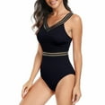 thumbnail image 4 of Aayomet Maillot de Bain pour Femmes Bretelles Bikini Aguichant (Noir, P), 4 of 5