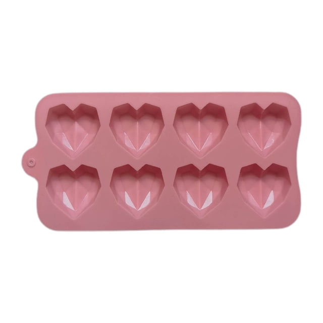 Christmas Cake Decorations 8 Multi Heart Pudding Dessert Tool Baking Utensils, Food Grade Silicone for Chocolate Cakes and Candy,Christmas Baking Decorations