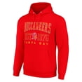 thumbnail image 2 of Unisex Starter Red Tampa Bay Buccaneers Throwback Logo Pullover Hoodie, 2 of 3