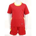 thumbnail image 3 of LiiYii Kids Jerseys Soccer Youth Breathable Quick Dry T-Shirt and Shorts Set Boys Football Training Red 3XS, 3 of 7