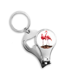 thumbnail image 1 of Flamingo par rojo amor Llavero anillo Toe Nail Clipper kit de herramienta cortadora tijera abridor de botella de regalo, 1 of 3