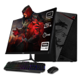 thumbnail image 1 of Xtreme PC Gaming MSI Computadora Intel Core i5 12400 16GB SSD 500GB Monitor 23.8 WIFI negro, 1 of 6