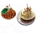 thumbnail image 3 of SoulBreezeCollection Small Cute Happy Halloween Fall Thanksgiving Pumpkins Pierced Earrings Jewelry e151s-Gld-Post, 3 of 3