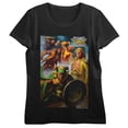 thumbnail image 4 of It's Always Sunny In Philadelphia Season 14 Key Art Crew Neck Short Sleeve Women's Black T-shirt
-Small, 4 of 7