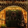 thumbnail image 6 of DYstyle 5M/10M/15M LED Icicle String Light with 5M/16.4ft Lead Wire Memory Function 8 Modes Timer Waterproof Indoor Outdoor Christmas Icicle Lights for Holiday Christmas Wedding Decorations, 6 of 9