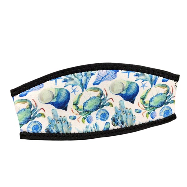 Cubierta de la máscara de neopreno cubierta de la máscara de la máscara cómoda natación reutilizable accesorios cómodos deportes acuáticos cubierta Estilo F