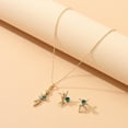 thumbnail image 3 of Conjunto de aretes de collar de diamantes de joyería de moda para damas Wmkox8yi sjalhkljlk1334, 3 of 6
