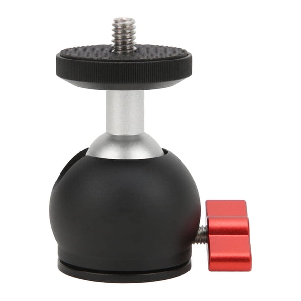 Rótula De Bola Universal Con Orificio De Rosca De 1/4 De Pulgada, Rótula De Bola Esférica De Cámara Duradera, Simple, Flexible Y Liviana Para Grabación De Video Ccdes Camera Spherical Ball Head