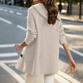 thumbnail image 4 of qelini Cardigans for Women Long Sweater V Neck Solid Button down Long Sleeve Tops Dressy Casual Outerwear, 4 of 5