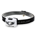 thumbnail image 3 of Pesca al aire libre Camping IPX6 impermeable Mini LED FaroIpx6 impermeable 4 modos Mini faro 122lm Torch de jogging exterior Ajustable Frente Linterna Linterna Linterna Fuentes de iluminación Blanco Noticed OD002423-02B, 3 of 7