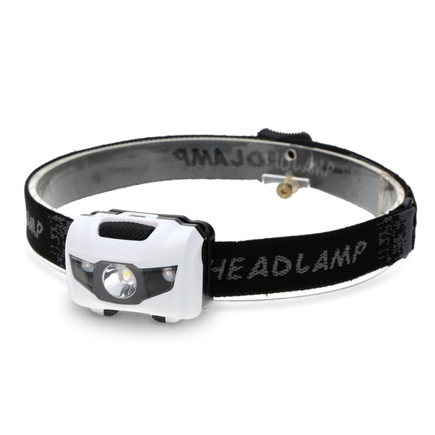 Greeniant IPX6 resistente al agua 4 modos Mini faro 122lm al aire libre Jogging cabeza linterna ajustable frente linterna suministros de iluminación Ropa Deportiva, Zapatos Blanco Greeniant OD002423-02B