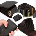 thumbnail image 5 of unbranded 1Ud Organizador Portátil De Tarjetas En Cuero PU Negro Resistente Para Transporte Y Uso Diario, 5 of 5