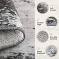 thumbnail image 4 of KoshiMe Area Rug 9'x12', Washable Non-Slip Modern Neutral Abstract Rugs for Living Room, Soft Stain Resistant Low Pile Carpet for Dining Room Office, Blue Black, 4 of 9